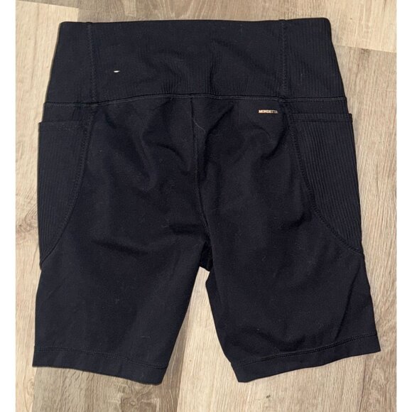Mondetta Womens Black High-Waisted Biker Shorts M - Picture 4 of 5